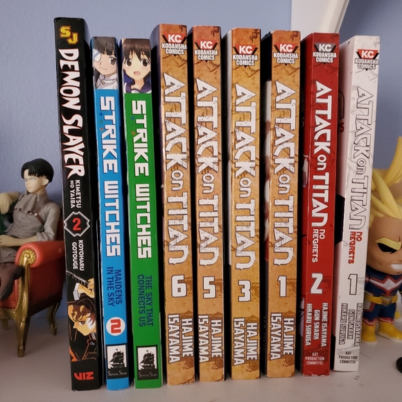 9 Manga Bulk, attack on titan, demon slayer - Picture 2 of 2
